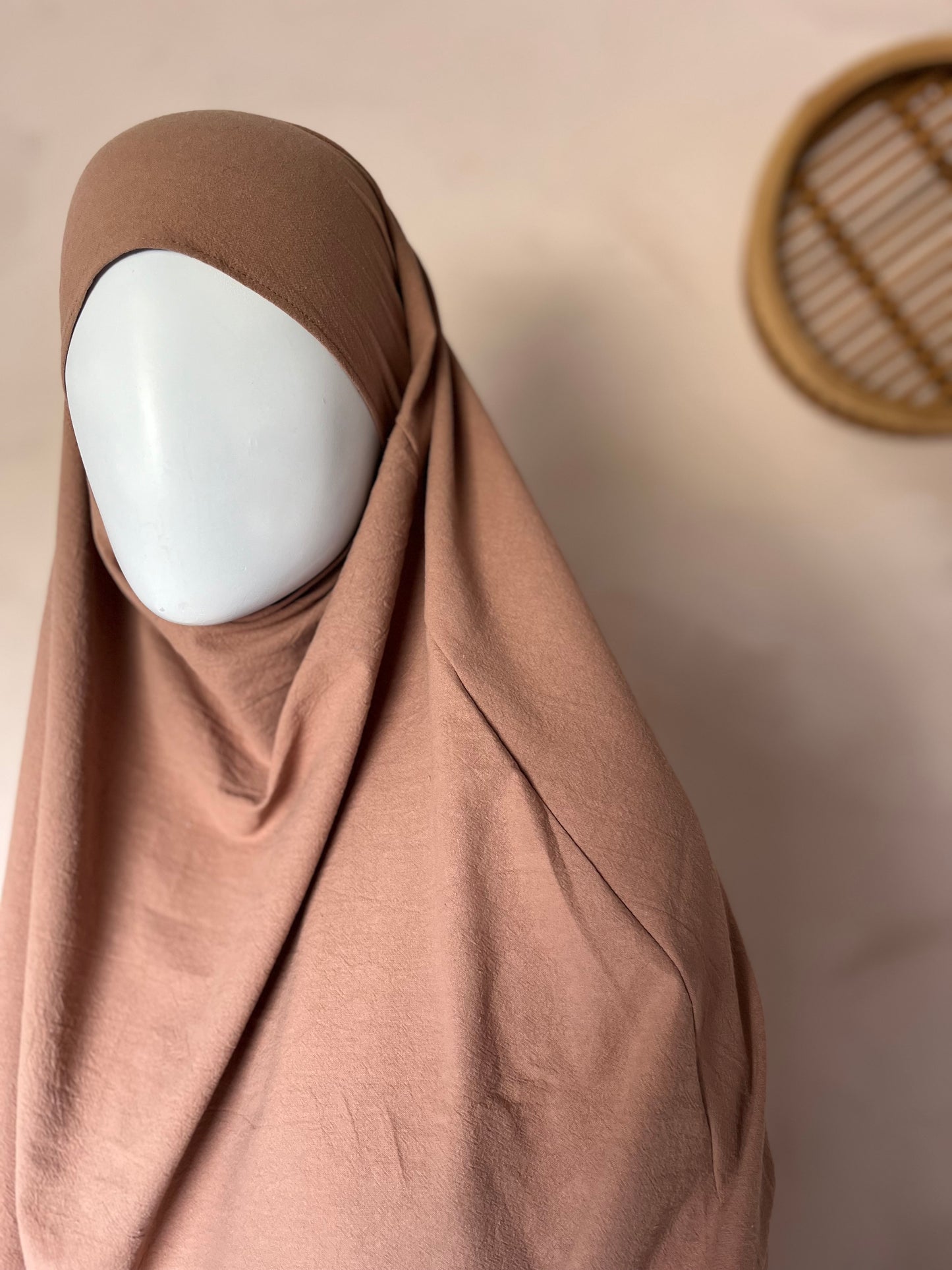 Cotton tie-back khimar 120*