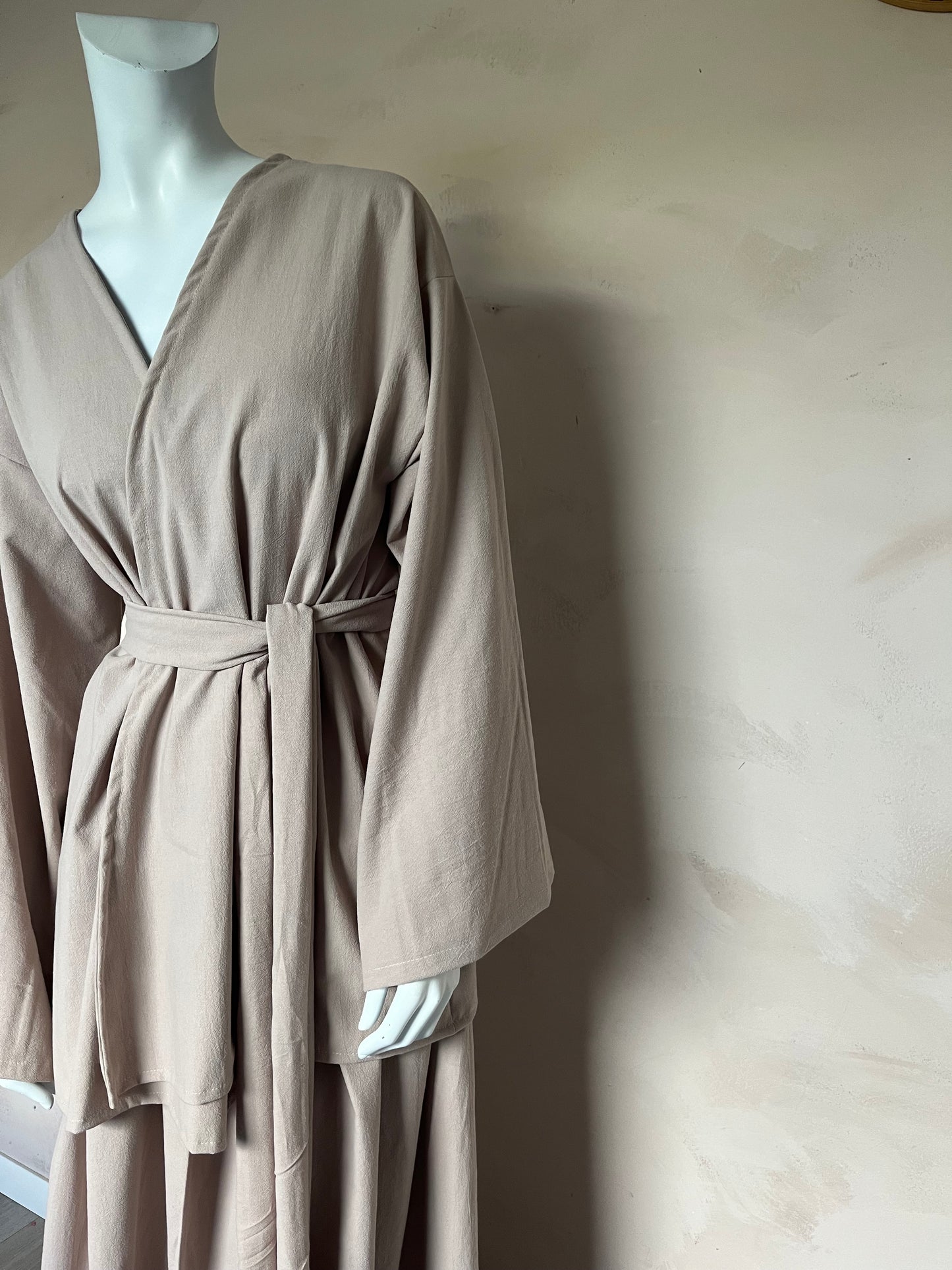 Short cotton kimono