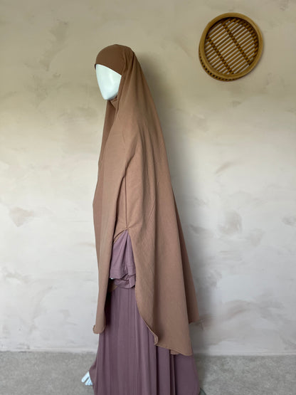 Cotton tie-back khimar 120*